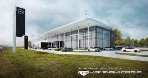 Kamiński Budownictwo - Salon i serwis samochodowy dla dealera Mercedes-Benz
