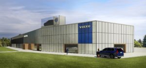 Przebudowa i rozbudowa salonu samochodowego Volvo Wrocław