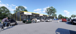 Przebudowa obiektu handlowego Tesco w Gliwicach 01