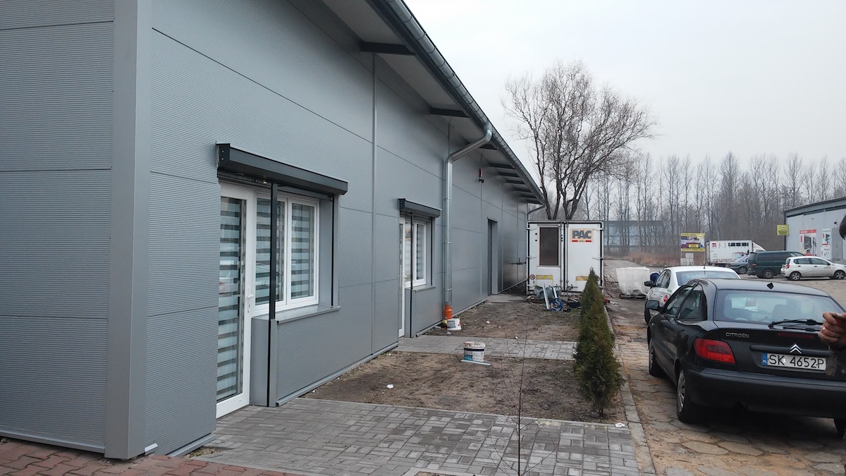 Kamiński generalne wykonawstwo - obiekty biurowo-magazynowe. Admitex Sosnowiec . Generalny wykonawca obiektów kubaturowych Sosnowiec.