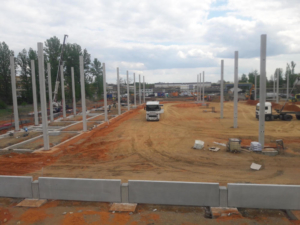 relacja z budowy hali logistycznej dla operator arp 002